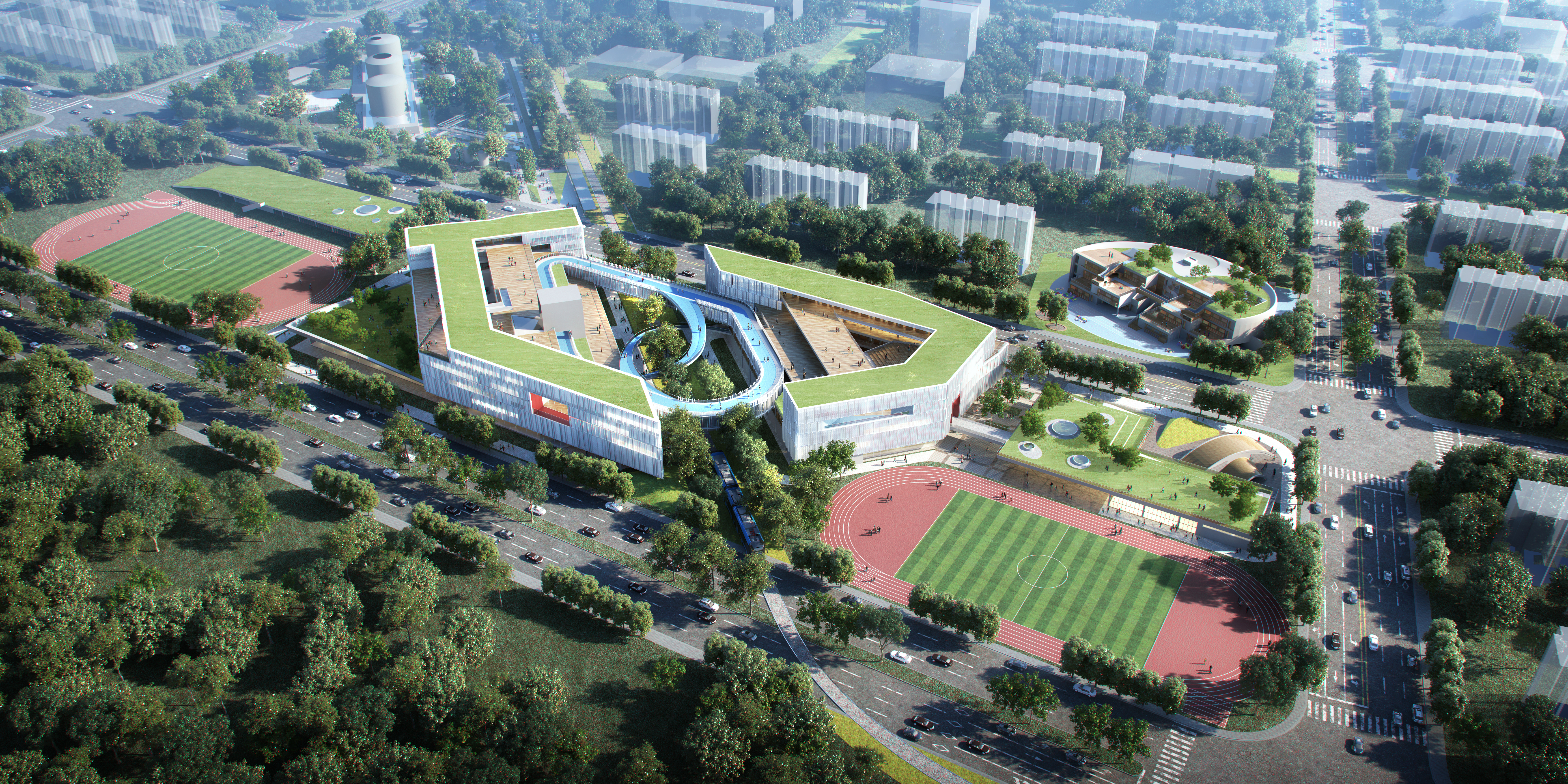 南京南部新城中小学